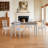 Bozell 5-Piece Solid Wood Dining Set With Ladder Back Chairs-105300099-105300101-105300100