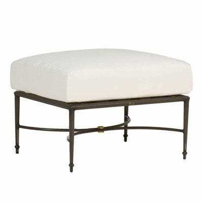 Roma Outdoor Ottoman with Cushion