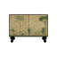 Armoire décorative à double porte et console de rangement-109748389