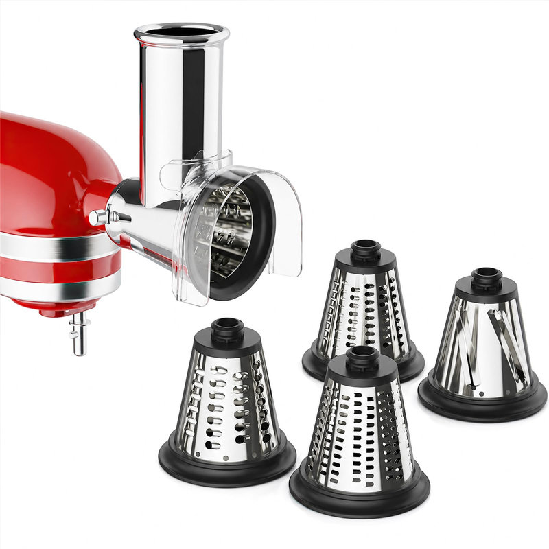 Accessoire de râpe à fromage en acier inoxydable GVode pour batteur sur socle KitchenAid