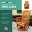 American Furniture Classic Model MM121 Slat Back Swivel Chair