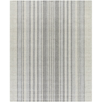 Romano Hand Loomed Wool Striped Area Rug