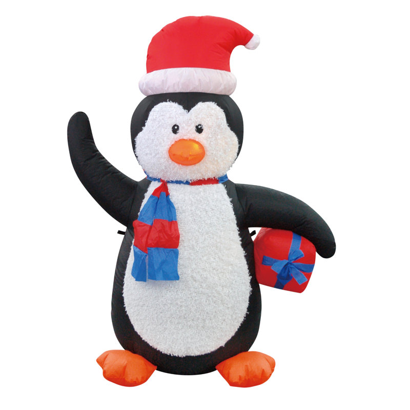 Gonflable d’extérieur pingouin
