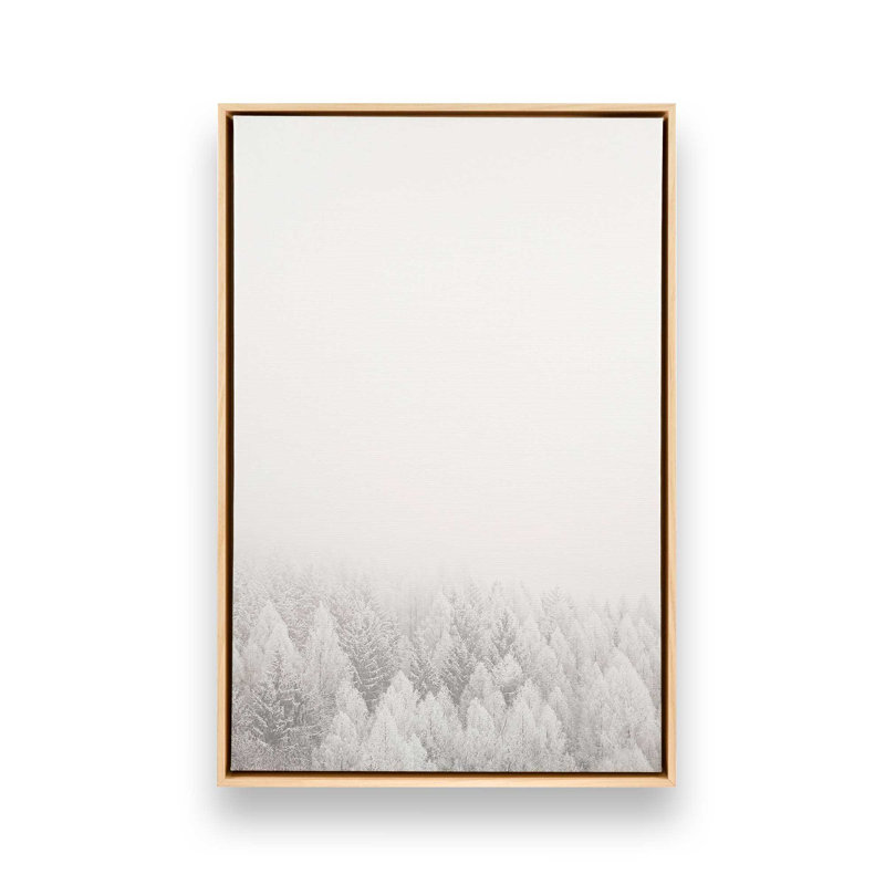 Impression sur toile Winter Winter, Cadre américain en érable flottant, H 12,75 po x l 8,75 po x P 1,75 po