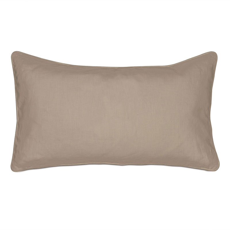 Coussin décoratif en lin Resort, Bisque