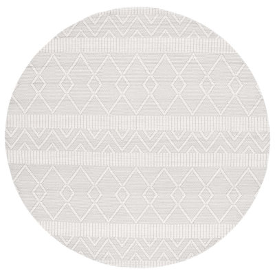 Tapis ivoire / beige tissé à la main Amaleta