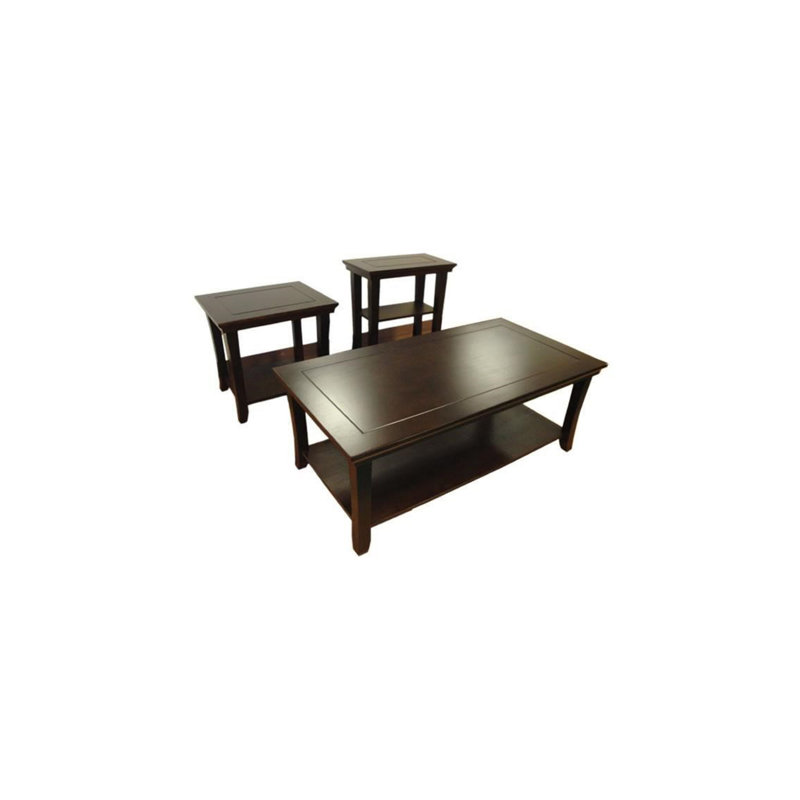 Table de bout haute 27 po, Brun, Brun