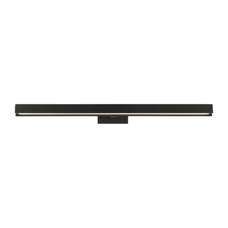 Bau Dimmable LED Wall Mounted Picture Light, Nightshade Black, 3" H x 24" W x 8" D
