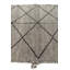 Tapis noir et blanc Noack