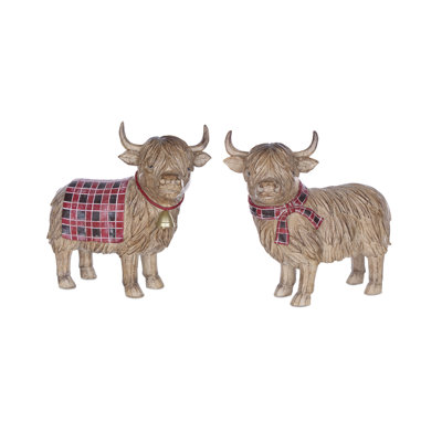 Hansine Christmas Cow Figurines & Collectibles