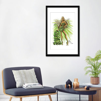 New Year Glam 2026 - Reproduction d'art mural - Papier d'art encadré
