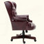 Fauteuil de bureau de direction confortable - Design ergonomique - Siège et dossier rembourrés épais - Fauteuil de bureau en cuir PU avec roulettes à glissement en douceur