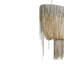 Stretch Oval Leather Fringe Chandelier
