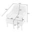 Fauteuil moderne confortable avec dossier incurvé et pieds en métal - Chaise de lecture ou d'appoint parfaite-1705560238
