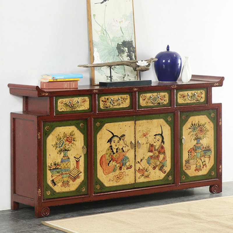 Retro and minimalist style sideboard
