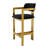 Donato Upholstered Counter Stool with Metal Frame