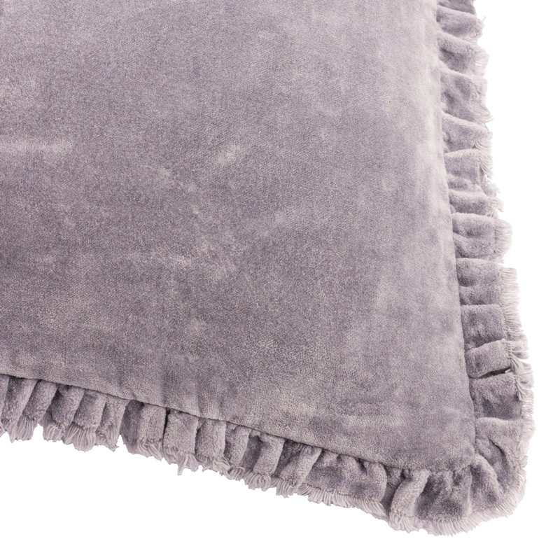 Bertie Square Cushion, Polyester, Purple