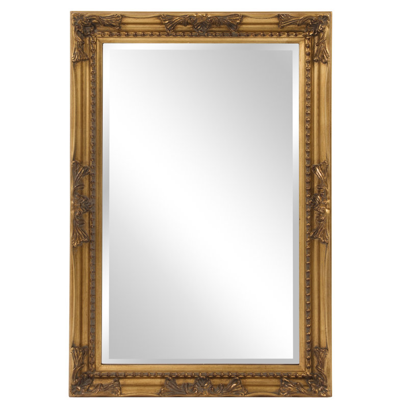 Miroir de salle de bain mural avec cadre en métal Desanto