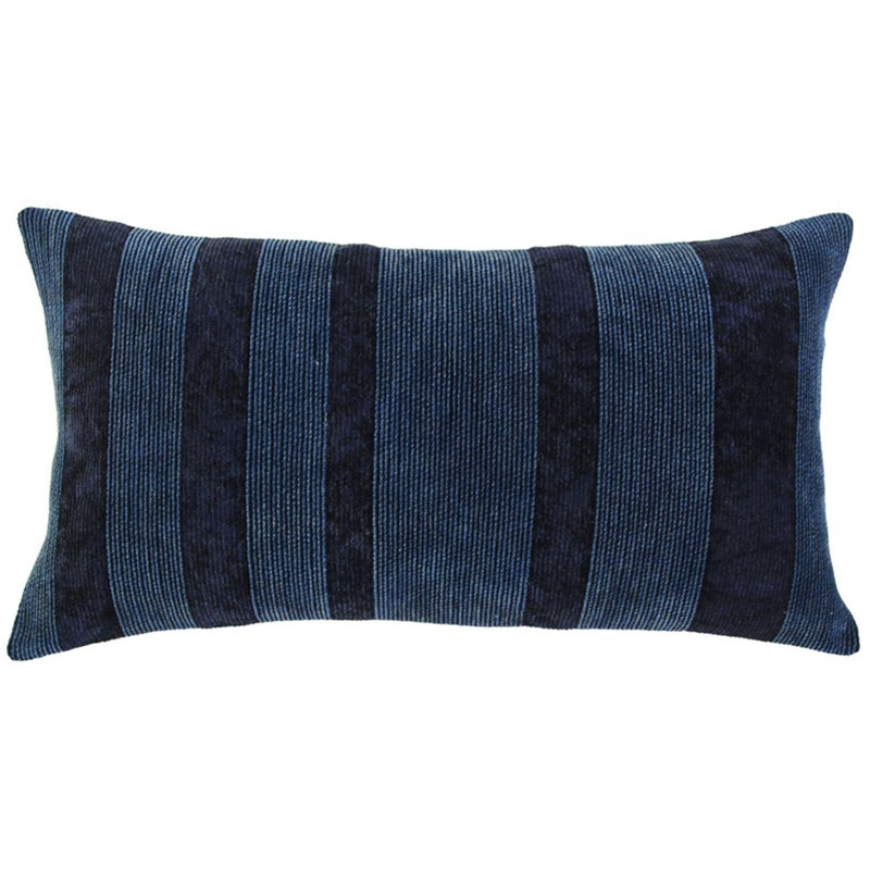 Rosane Embroidered Cotton Reversible Throw Pillow