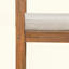 Tabouret d'extérieur en bois avec coussin, ensemble de 2-2045917610