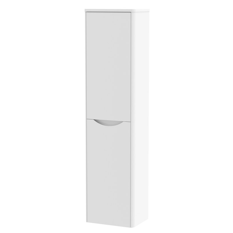 Lunar Linen Cabinet, Satin White