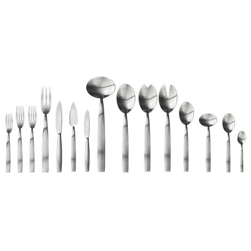 Mediterranea Flatware Set - 126 Pieces - Ice, Ice