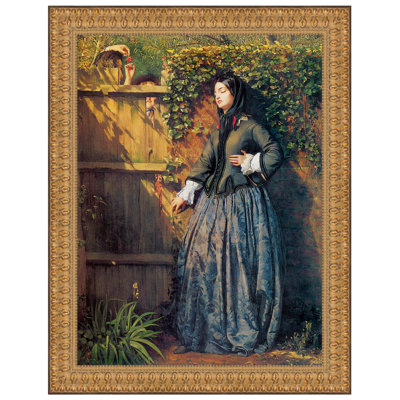 «Broken Vows, 1856» par Philip Hermogène Calderon, reproduction d'art encadrée