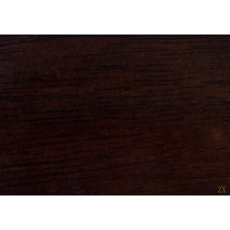 Tabouret de bar, ensemble de 2, pivotant, hauteur de bar en bois, aspect cuir, transitionnel