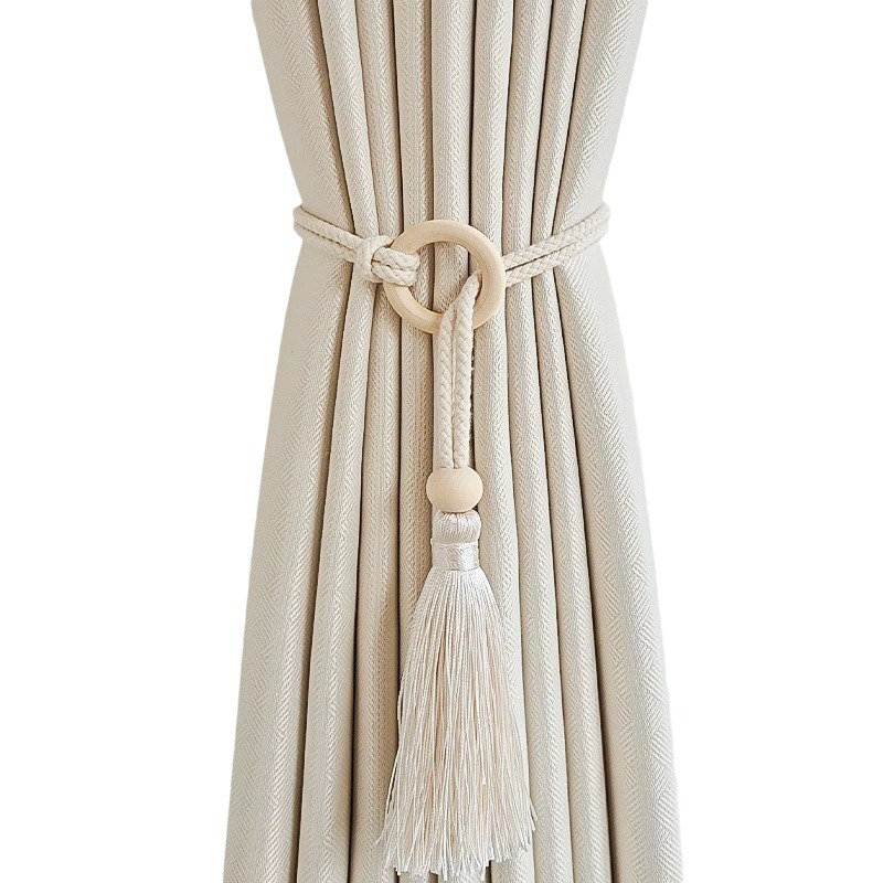 Elegant Woven Rope Curtain Tiebacks