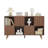 Versatile 8-Cube Storage Organizer with Adjustable Doors