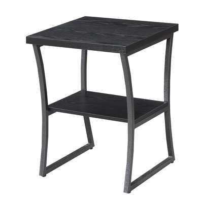 Mariska 1-Drawer Wood End Table with Shelf