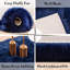 Tapis bleu marine 5 pi x 7 pi Palvinder