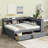 Full Size L-Shaped Bookcases Bed