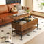Lift Top Rectangle Coffee Table With Storage