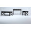 Kitchener 47"W Solid Wood Contemporary Sofa Table with 2 Drawers, Bottom Shelf and X-Design Side Panels-1096573762