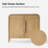 Backlund 36"W 2-Door Modern Natural Storage Oak Veneer Wood Cabinet with Adjustable Shelves