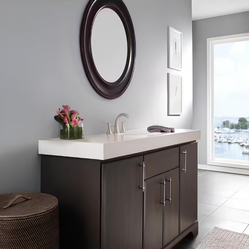 Darcy 8 in. Widespread 2-Handle High-Arc Bathroom Faucet in Brushed Nickel