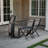 Rectangular Metal Outdoor Folding Dining Table
