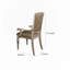 Chaise d'appoint en cuir capitonné Lanyjah