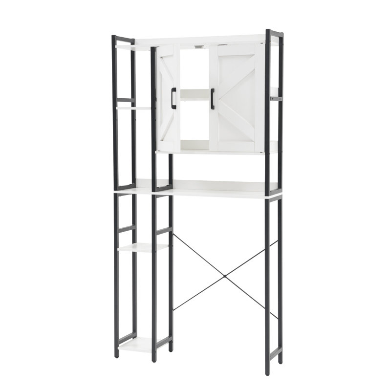 33.5” W Freestanding Toilet Storage Cabinet, White