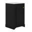 Meuble-lavabo de 20 pouces avec lavabo en céramique, tablette réglable