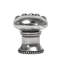 Beaded round knob w/ beaded center w/ flared footin Chalice