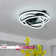 Herrada 20" Space-Saving Flush Mount Ceiling Fan with Adjustable Dimmable LED Light Kit