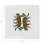 Serviette de table en satin de coton Leopard