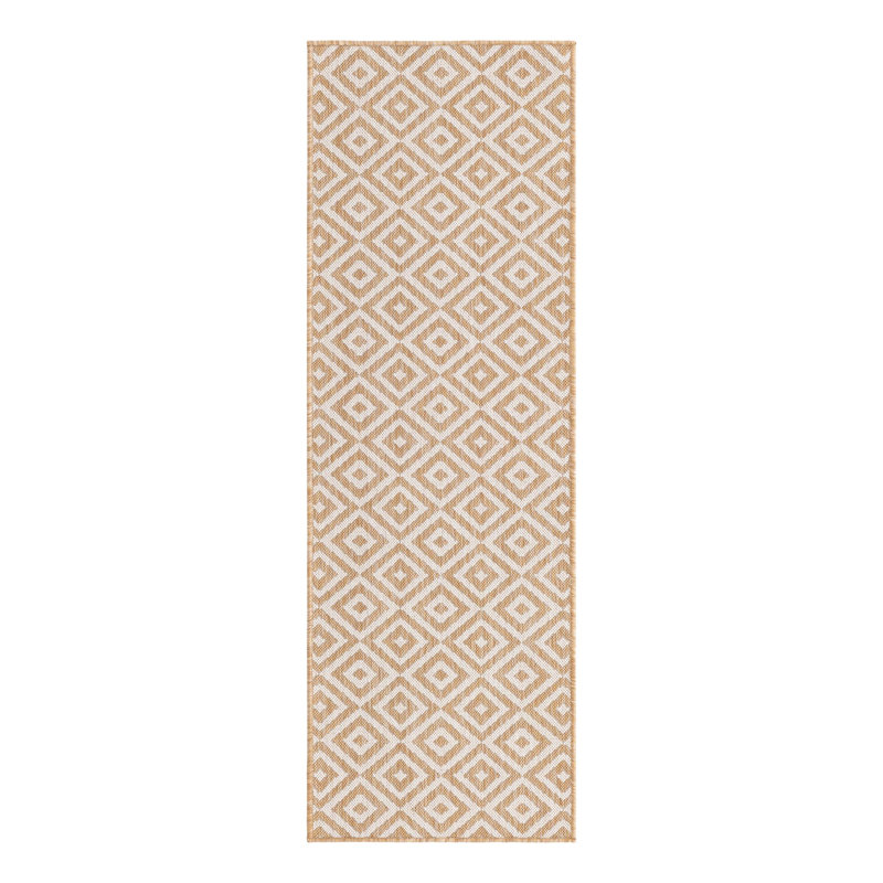 Tapis d'extérieur Jill Zarin Costa Rica, Tapis de couloir 2 pi x 6 pi 1 po