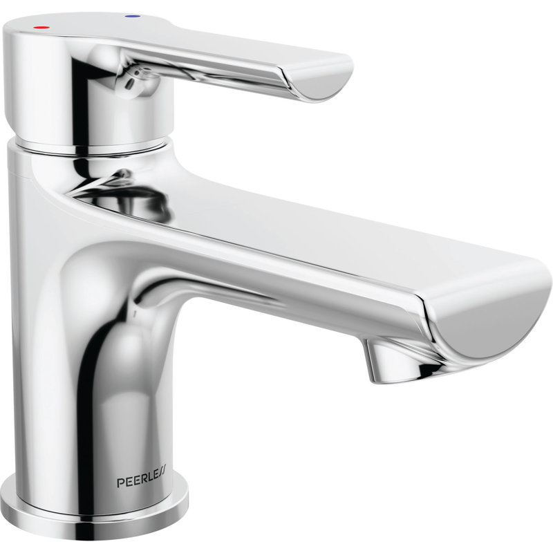 Single-Hole Single-handle Bathroom Faucet with Drain Assembly, Chrome
