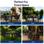 Fauteuil de patio empilable sans assemblage Mace - Chaise de salle à manger moderne en tissu toutes saisons imperméable et robuste-124128378-30181371