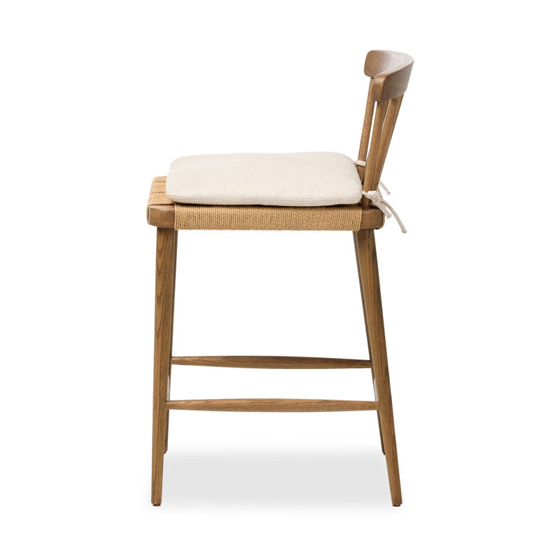 Kershaw Stool With Cushion-Dover Crescent-Counter