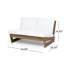 Causeuse large avec coussins 43 "Louise-1869764559
