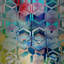 Morphing Hexagons - impression d'art graphique sur métal-17695683